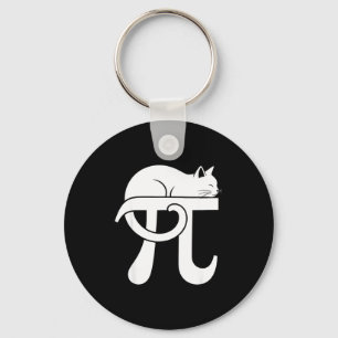 Llavero Día de Pi Gato Friki de Matemáticas Comedia Profes