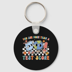 Llavero Día De Prueba Escolar Eres Más Que Una Puntuación 
