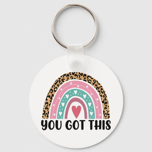 Llavero Día De Prueba Para El Profesor Que Consiguió Esto (Anverso)