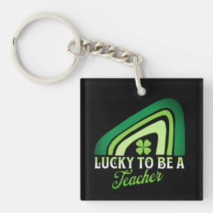 Llavero Día de San Patricio - Afortunado de ser un profeso