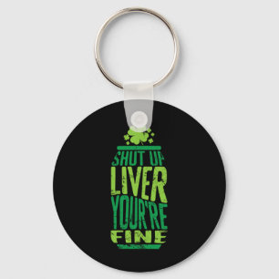 Llavero Día de San Patricio Cállate Hígado Estás Bien Cele