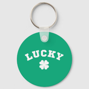 Llavero Día de San Patricio de Trébol de la Suerte