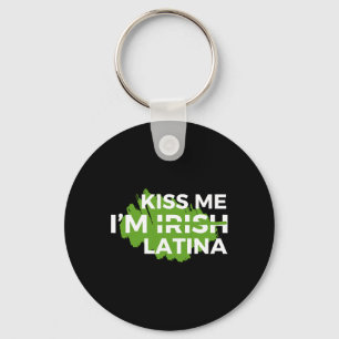 Llavero Día de San Patricio Hispano Divertido Bésame Soy I