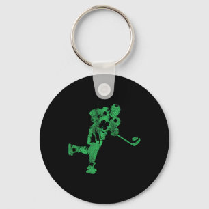 Llavero Día de San Patricio Hockey Irlandés Chicos San Pad