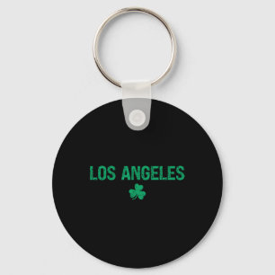 Llavero Día de San Patricio Los Angeles Irish Shamrock