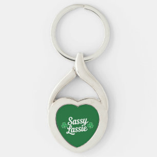 Llavero Día de San Patricio Sassy Lassie Divertido Irlandé