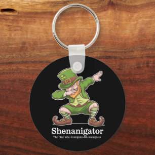 Llavero Día de San Patricio Shenanigator Leprechaun Hacien