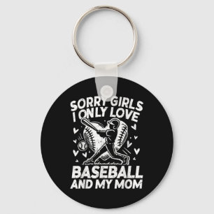 Llavero Día de San Valentín Béisbol: Lo siento Chicas, sol