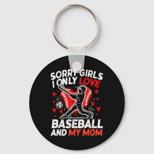 Llavero Día de San Valentín Béisbol: Lo siento Chicas, sol