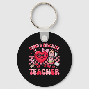 Llavero Día de San Valentín de corazón lindo de profesor f