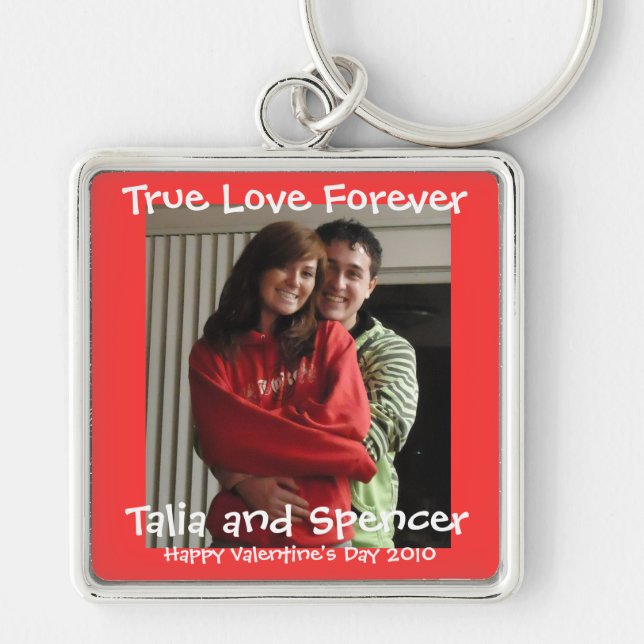 Llavero Día de San Valentín de Keychain fotográfico (Frente)
