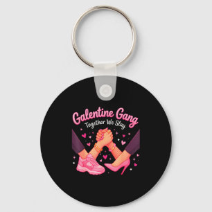 Llavero día de San Valentín galentines pandilla divertido
