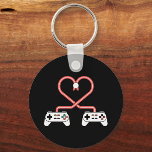 Llavero Día de San Valentín para jugadores de videojuegos