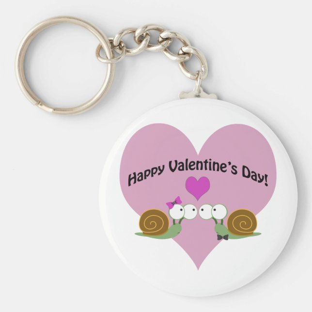 Llavero Día de San Valentín Snails (Frente)