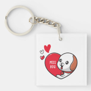 Llavero Día de San Valentín, te extraño