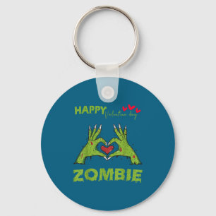 Llavero Día de San Valentín Zombie Forma de Mano Un Corazó