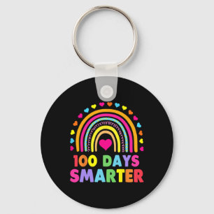 Llavero Día Del Maestro Escolar - 100 Días Más Inteligente