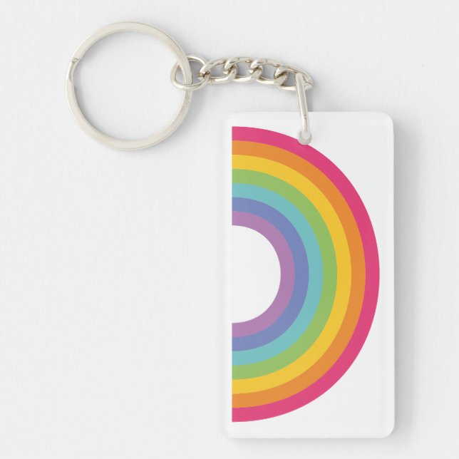 Llavero Día del Orgullo Arcoíris (Frente)