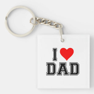 Llavero Día del padre - Diseño audaz y simple
