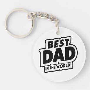 Llavero Día del Padre Mejor Papá del Mundo