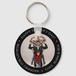 Llavero Día del Padre, mejor Personalizado de fotografía d