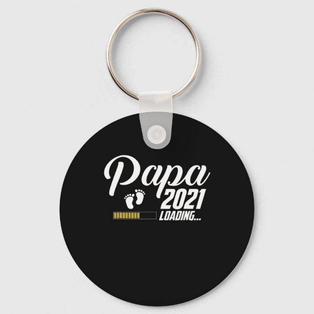 Llavero Día del padre | Papa Loading 2021 Primer Padre (Anverso)
