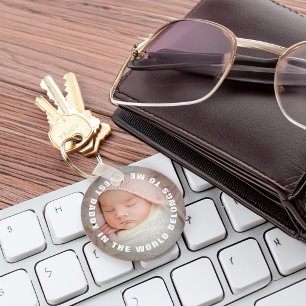 Llavero Día del Padre Papá Pertenece a Mí Foto