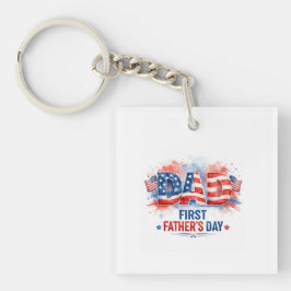 Llavero Día del Padre Patriótico