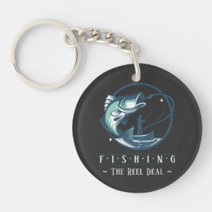 Llavero Día del Padre Personalizado Pesca "La Oferta Real"