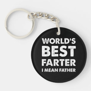 Llavero Día del Padre Retro Papá El Mejor Flatulento Quier