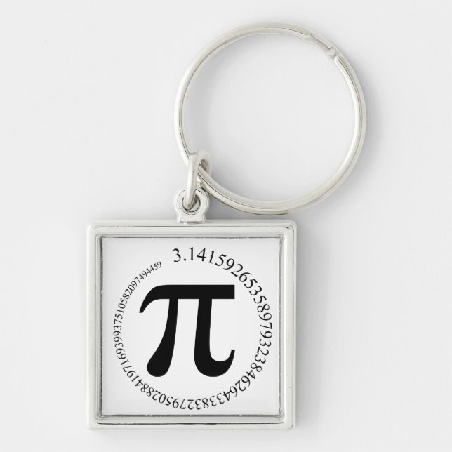 Llavero Día del pi (π) (Frente)