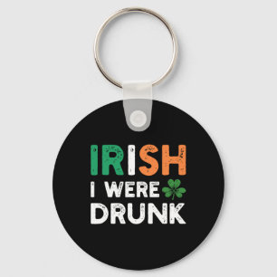 Llavero Día divertido de San Patricio bebiendo irlandés Es
