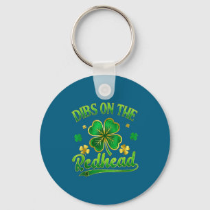 Llavero Día divertido de San Patricio irlandés trébol dibs