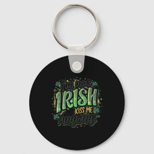 Llavero Día divertido de San Patricio No soy irlandés pero