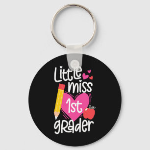Llavero Día Escolar Niñas de 1er Grado Little Miss