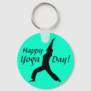 Llavero ¡Día feliz de la yoga! Llavero-Jade