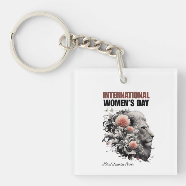 Llavero Día Internacional de la Mujer (Frente)