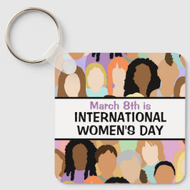 Llavero Día Internacional de la Mujer