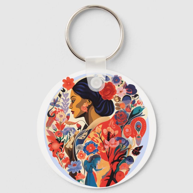 Llavero Día Internacional de la Mujer (Anverso)
