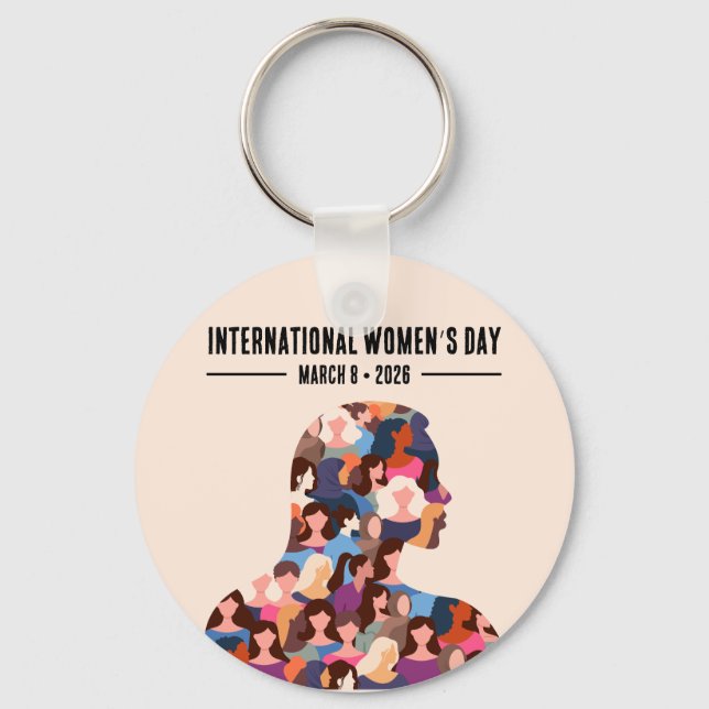 Llavero Día Internacional de la Mujer (Anverso)