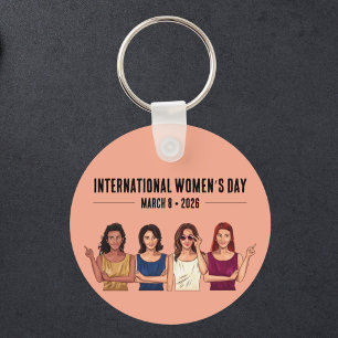 Llavero Día Internacional de la Mujer