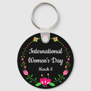 Llavero MDF - Día internacional de la Mujer