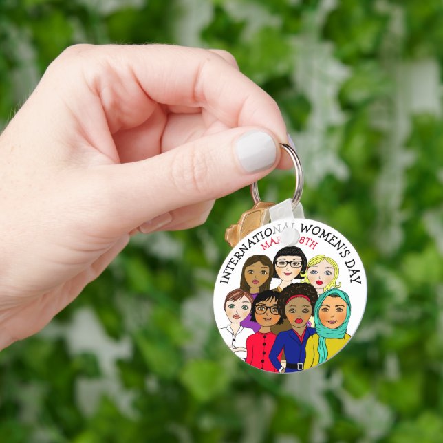 Llavero Día Internacional de la Mujer 8 de marzo (Mano)