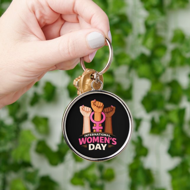 Llavero Día Internacional de la Mujer 8 de marzo (Mano)