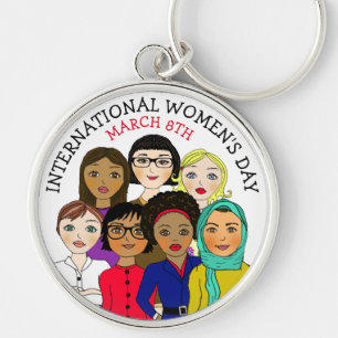 Llavero Día Internacional de la Mujer 8 de marzo