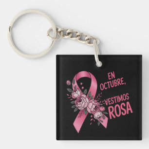 Llavero Día internacional del Cáncer de Mama