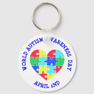 Llavero Día Mundial de Concienciación sobre el Autismo, 2