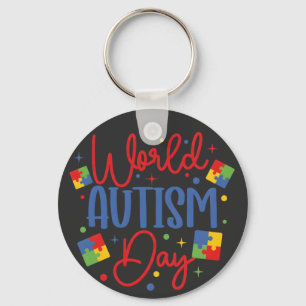 Llavero Día Mundial de Concienciación sobre el Autismo Rom