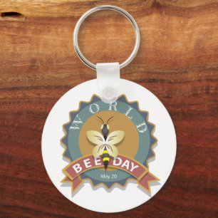 Llavero Día Mundial de la Abeja 20 de mayo
