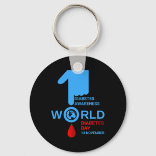 Llavero Día Mundial de la Diabetes 2023 Diabetes Tipo 1 Ti
